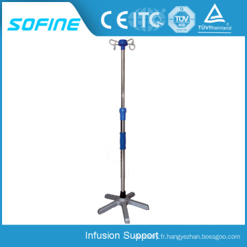 Support d&#39;infusion vertical mobile